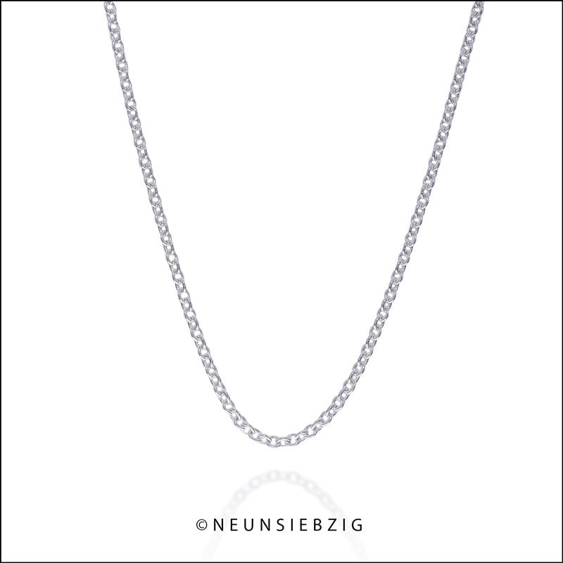 Rundanker Kette 925 Sterling Silber - Neun - Siebzig