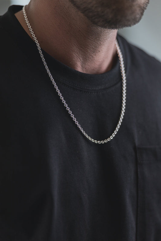 Rundanker Kette 925 Sterling Silber - Neun - Siebzig