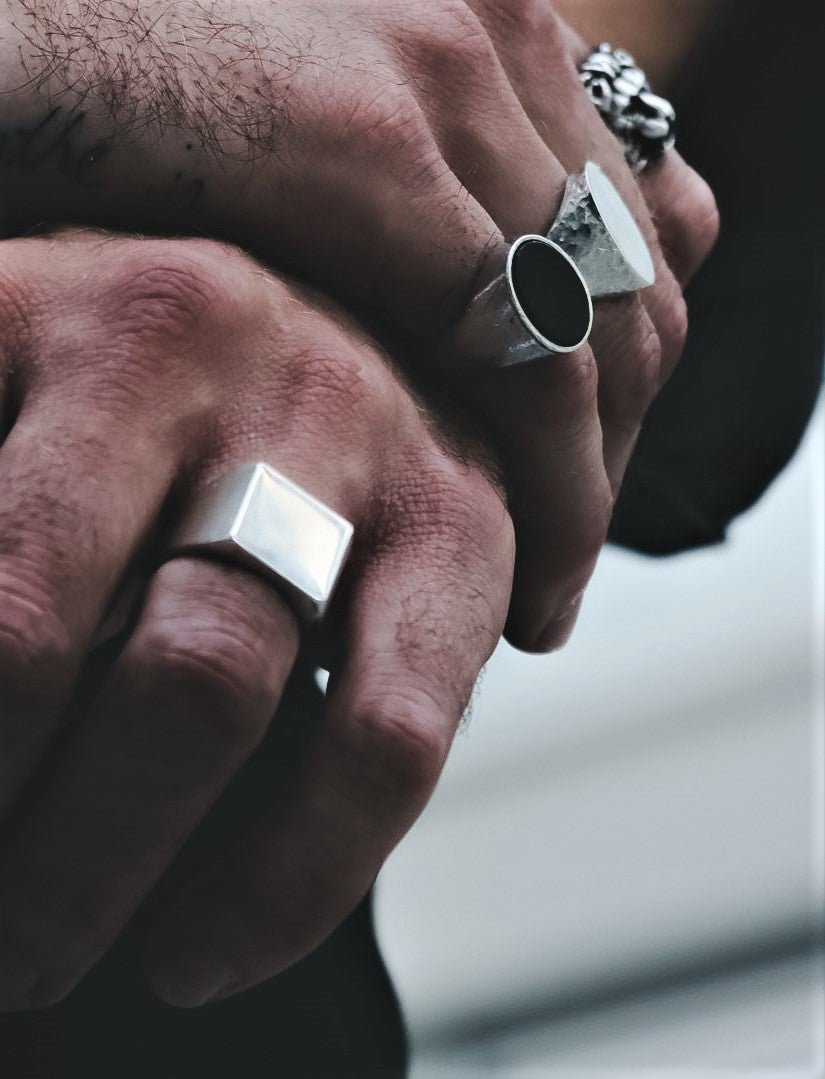 Siegel Ring Viktor 925 Sterling Silber - Neun - Siebzig
