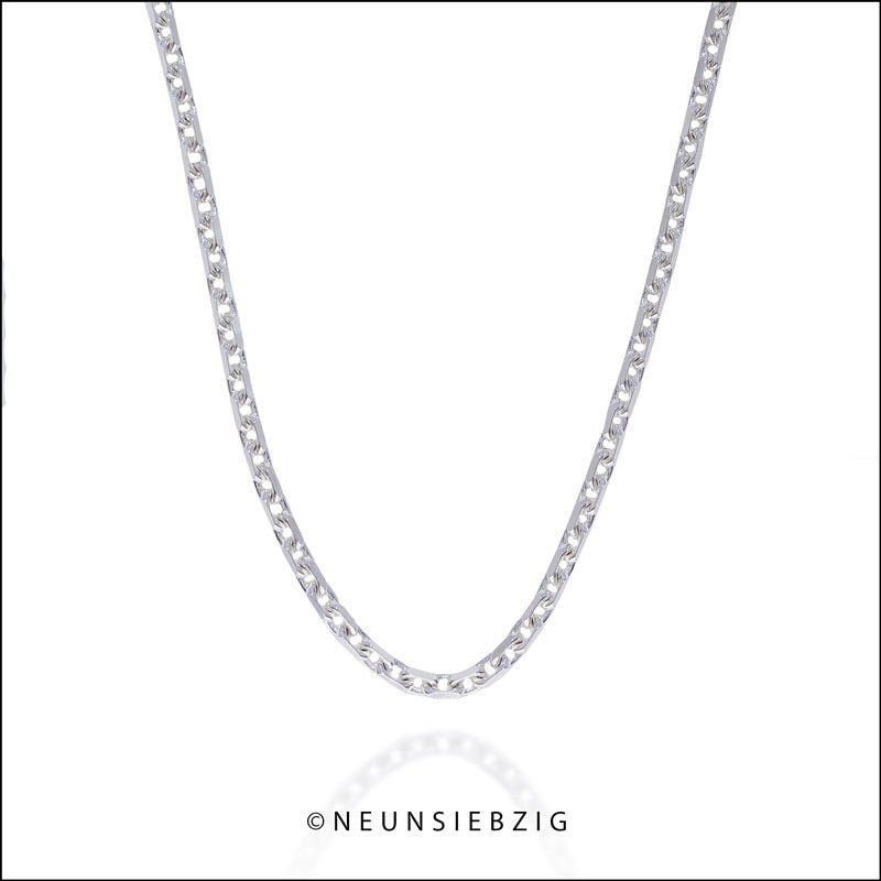 Ankerkette Diamantiert 925 Sterling Silber - Neun - Siebzig