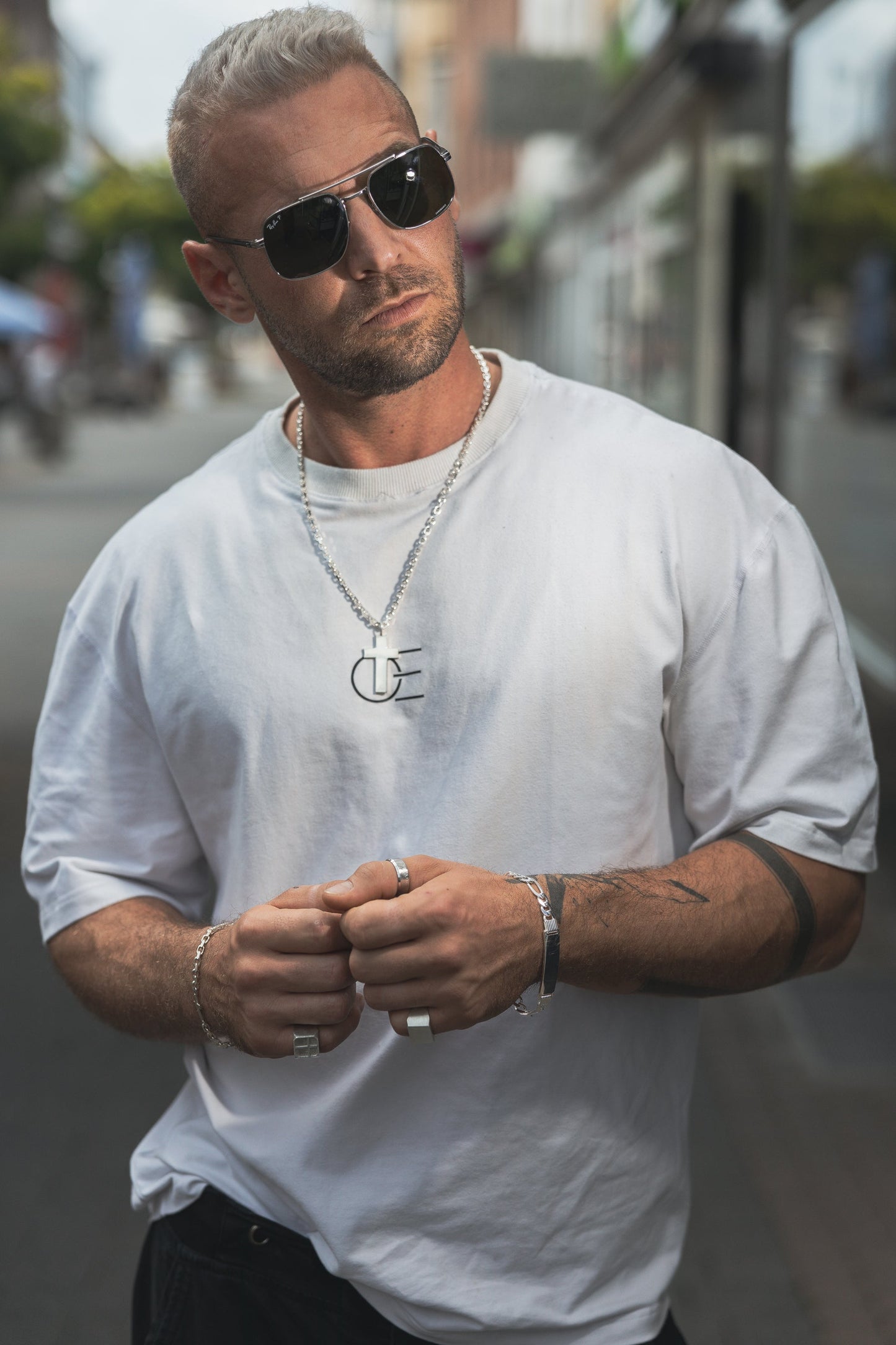 Ankerkette Diamantiert 925 Sterling Silber - Neun - Siebzig