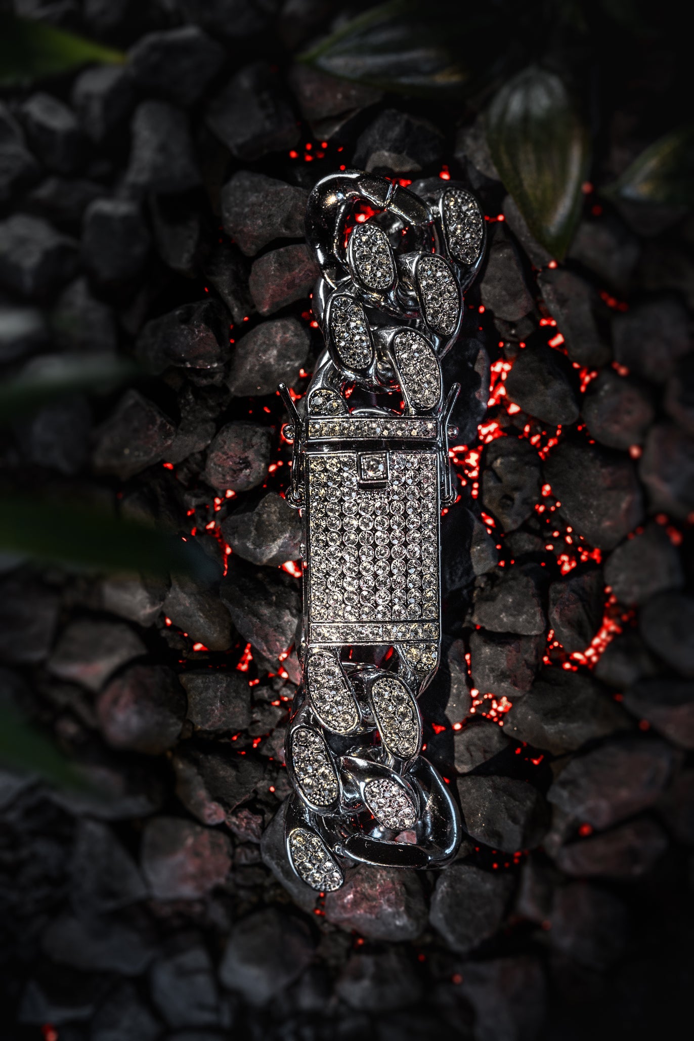 Cuban Iced Out Armband Modeschmuck - Neun - Siebzig