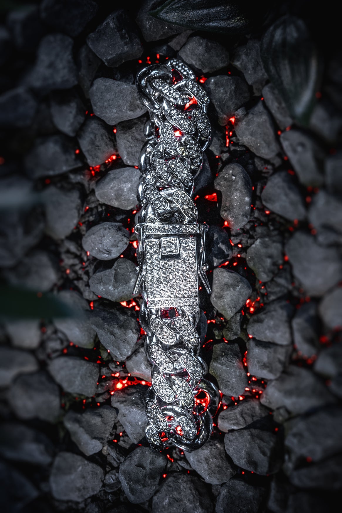 Cuban Iced Out Armband Modeschmuck - Neun - Siebzig