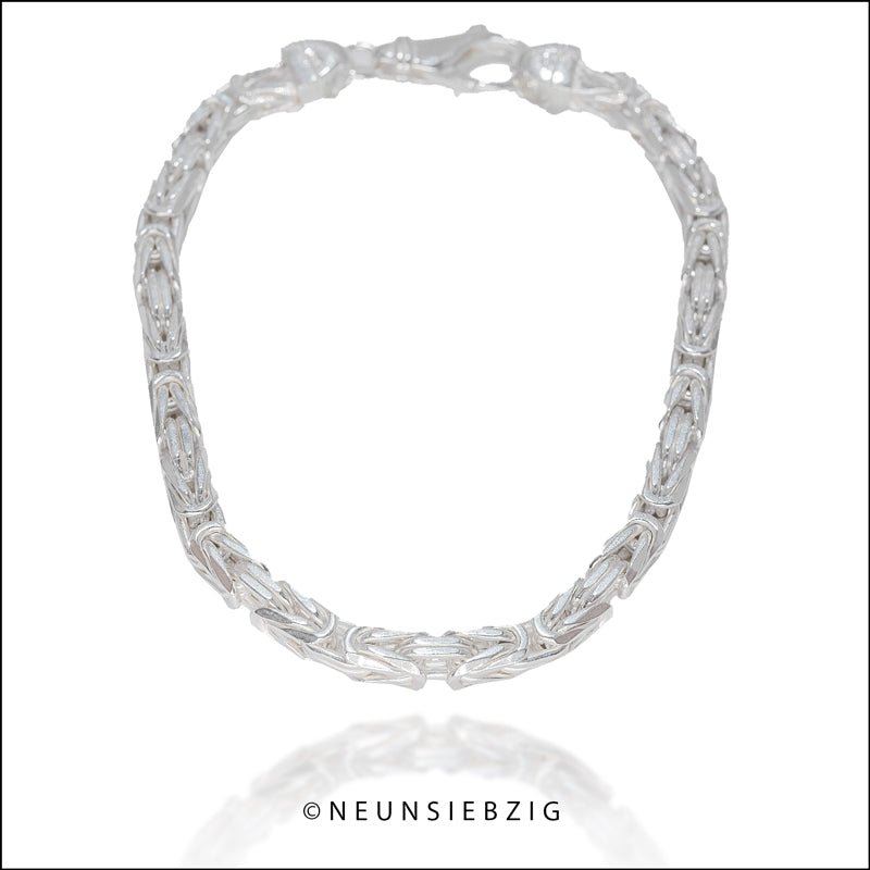 Königs Armband 925 Sterling Silber - Neun - Siebzig