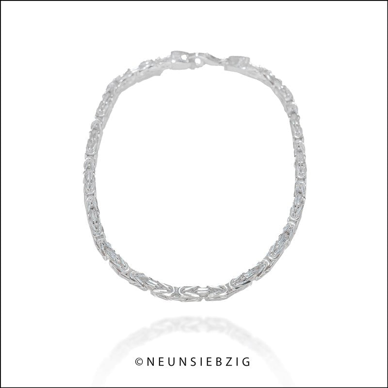 Königs Armband 925 Sterling Silber - Neun - Siebzig