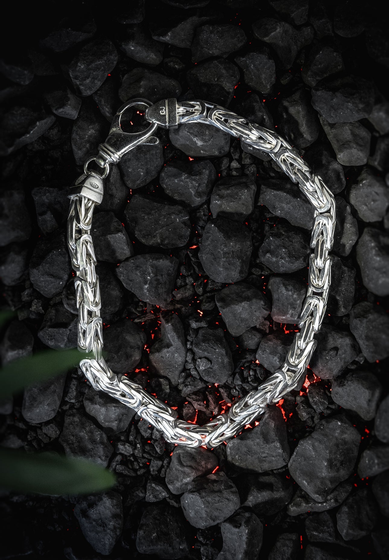 Königs Armband 925 Sterling Silber - Neun - Siebzig