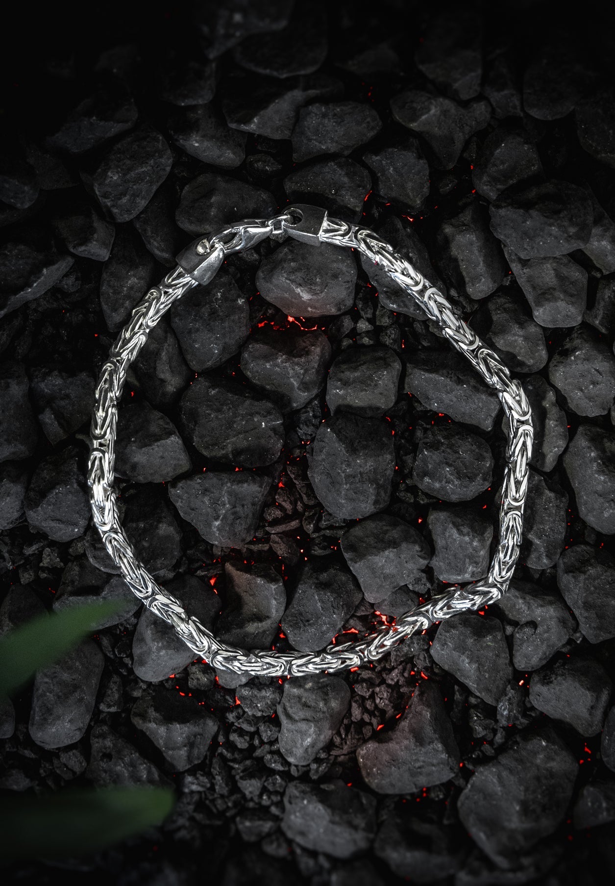 Königs Armband 925 Sterling Silber - Neun - Siebzig