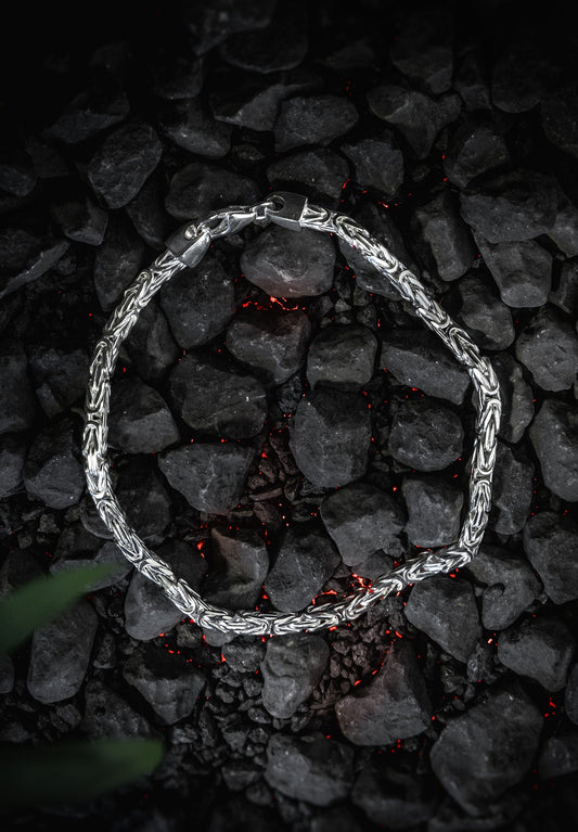 Königs Armband 925 Sterling Silber - Neun - Siebzig