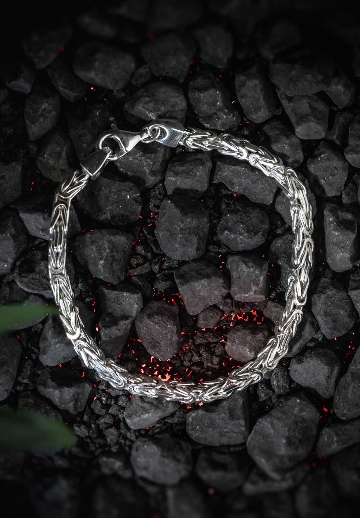 Königs Armband 925 Sterling Silber - Neun - Siebzig