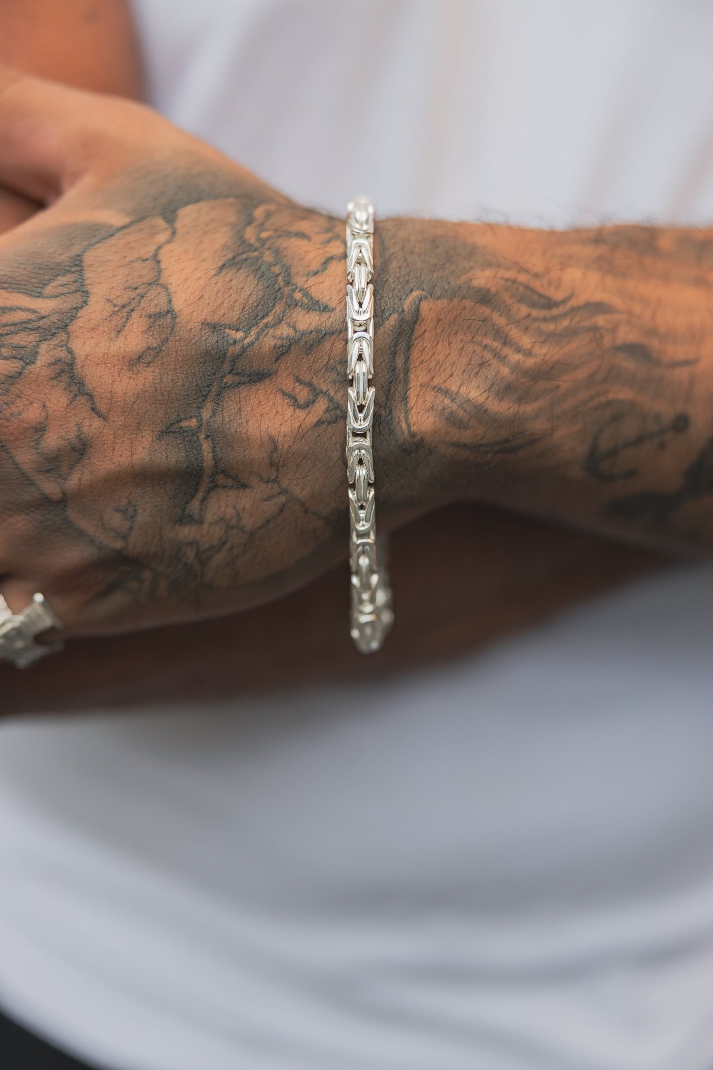 Königs Armband 925 Sterling Silber - Neun - Siebzig