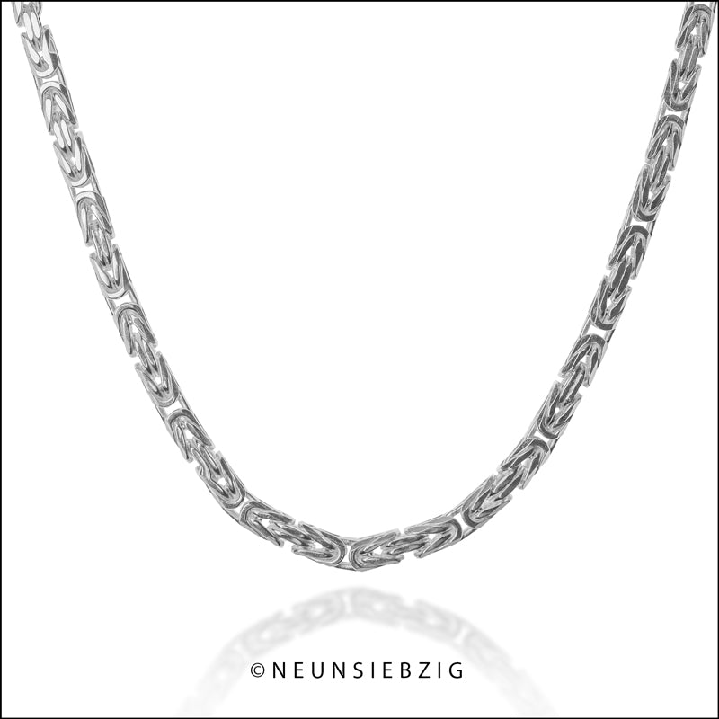 Königskette 925 Sterling Silber - Neun - Siebzig
