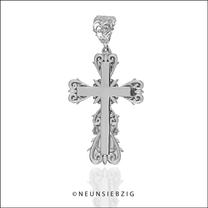Kreuz Jacob Anhänger 925 Sterling Silber - Neun - Siebzig