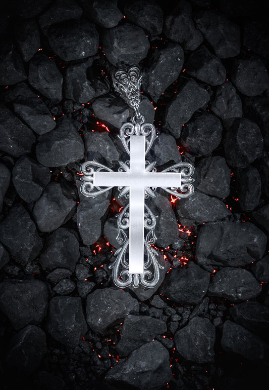 Kreuz Jacob Anhänger 925 Sterling Silber - Neun - Siebzig