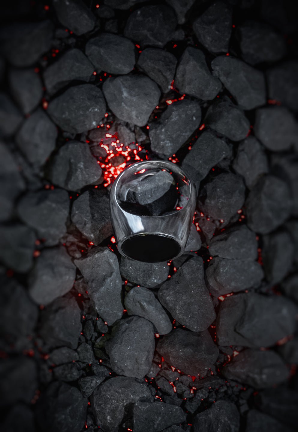 Medieval Ring Rund 925 Sterling Silber - Neun - Siebzig