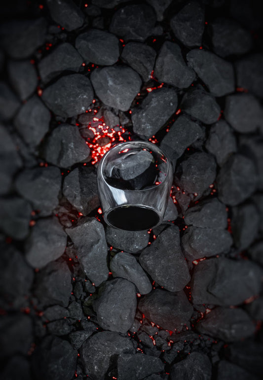 Medieval Ring Rund 925 Sterling Silber - Neun - Siebzig