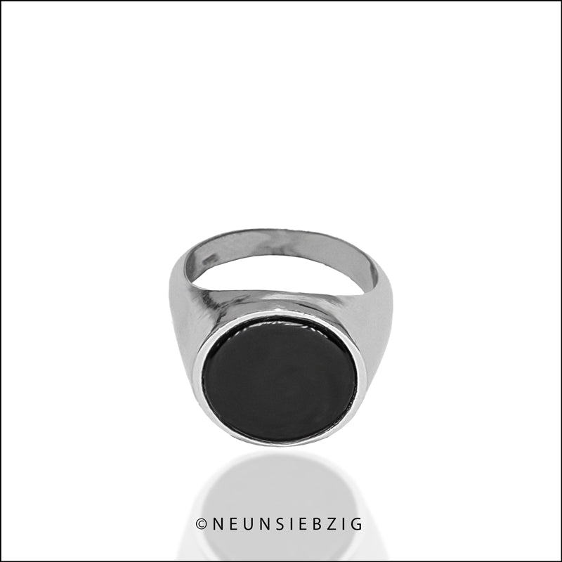 Medieval Ring Rund 925 Sterling Silber - Neun - Siebzig