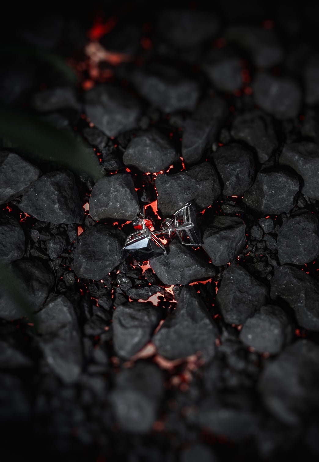 Ohrstecker Medieval 925 Sterling Silber - Neun - Siebzig