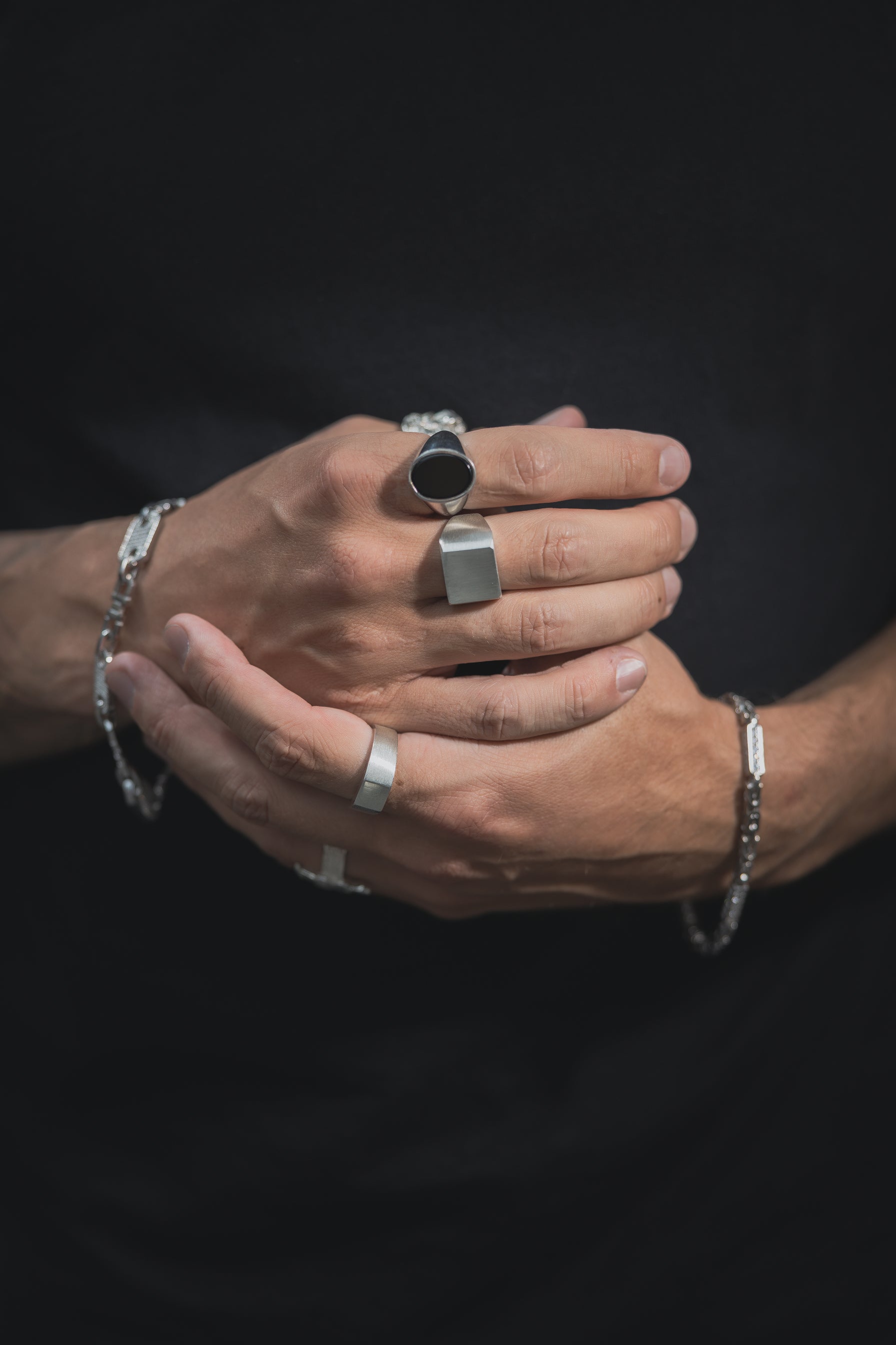 Siegel Ring Viktor 925 Sterling Silber - Neun - Siebzig