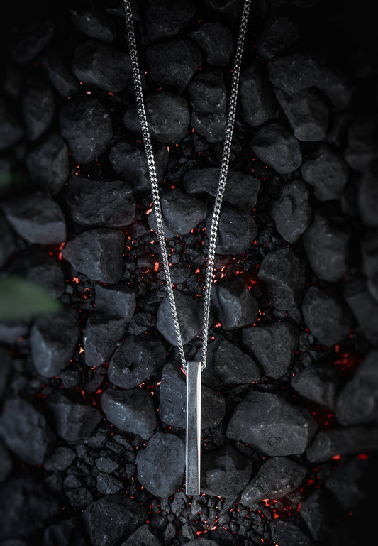 Stab Anhänger Unisex 925 Sterling Silber - Neun - Siebzig