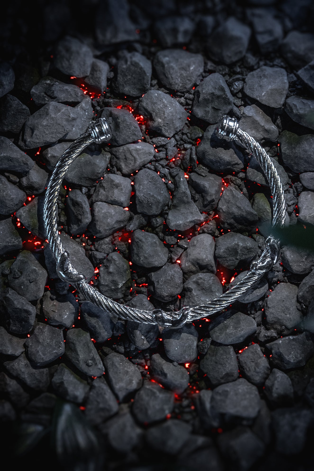 X Stahl Armspange Modeschmuck - Neun - Siebzig