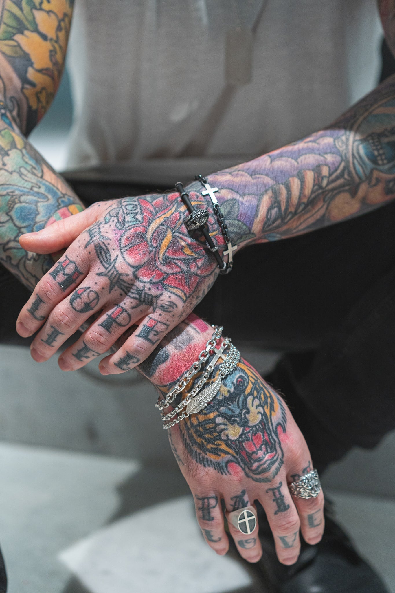 Feder Armband Feliz 925 Sterling Silber - Neun - Siebzig