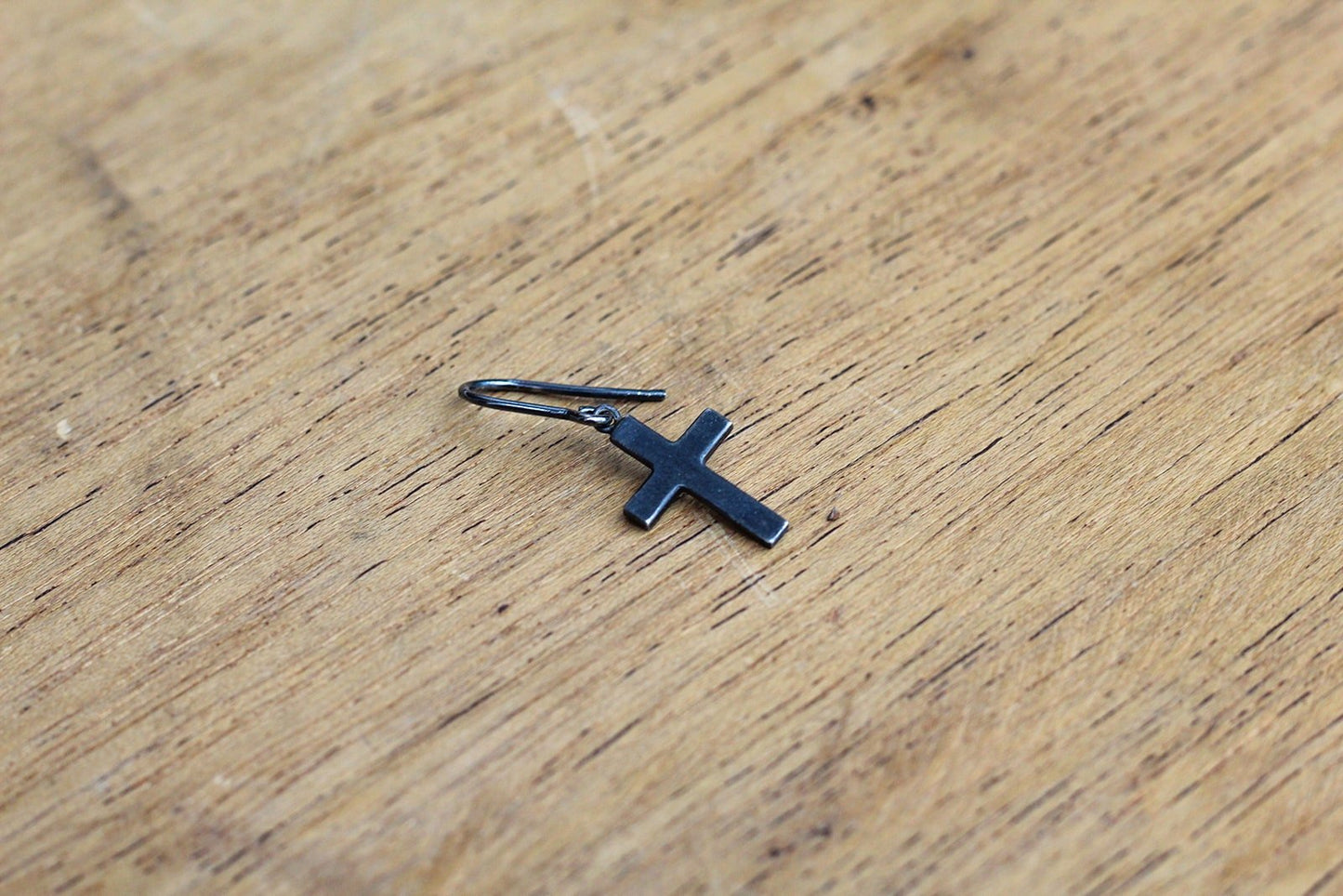 Kreuz Ohrringe 925 Sterling Silber - Neun - Siebzig