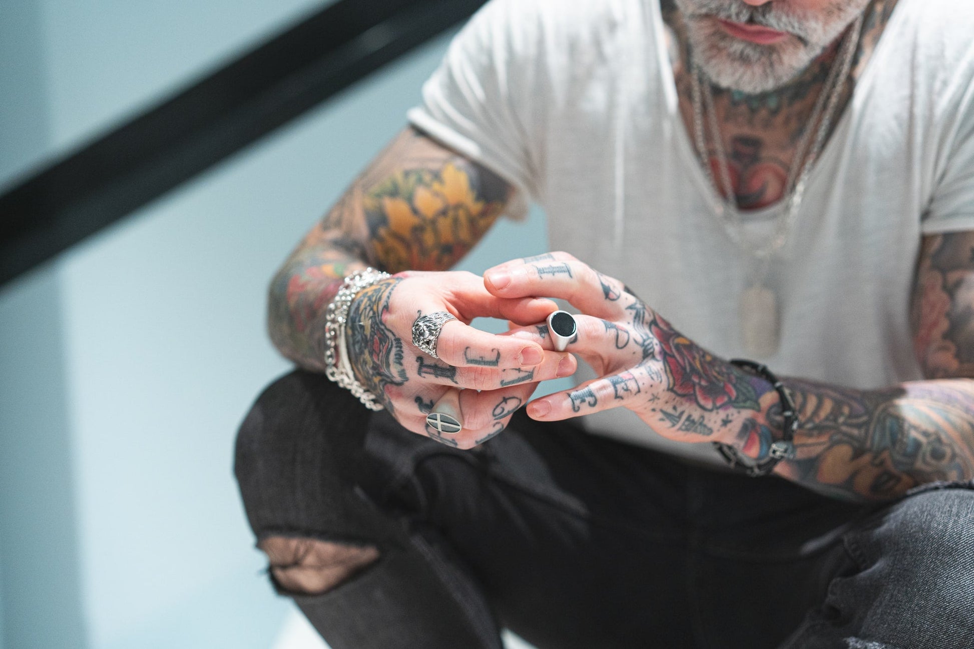 Medieval Ring Rund 925 Sterling Silber - Neun - Siebzig