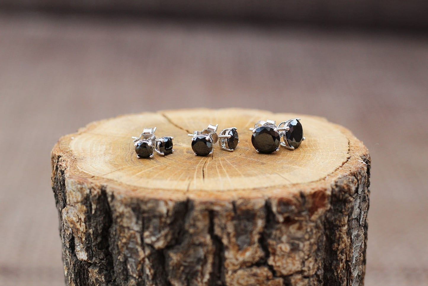 Ohrstecker Medieval 925 Sterling Silber - Neun - Siebzig