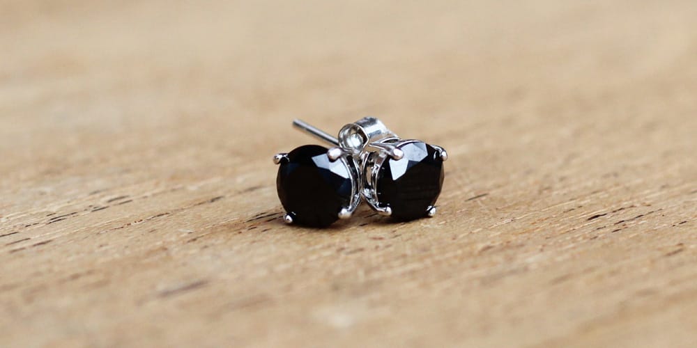 Ohrstecker Medieval 925 Sterling Silber - Neun - Siebzig