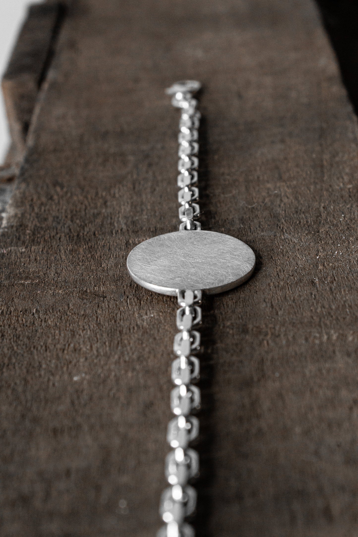 Plaquet Armband (Man) 925 Sterling Silber - Neun - Siebzig