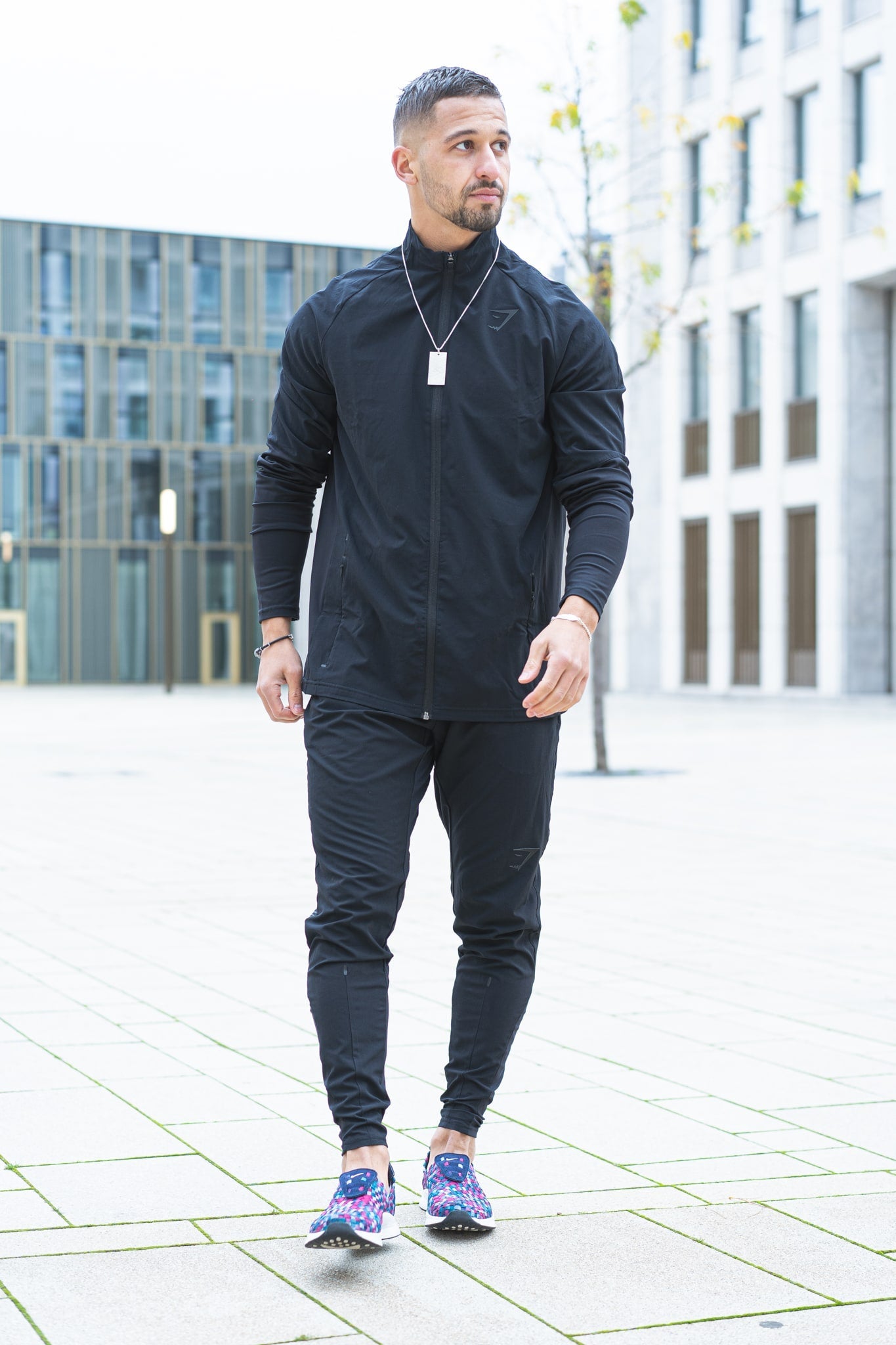 Rect Tag Hammered 925 Sterling Silber - Neun - Siebzig