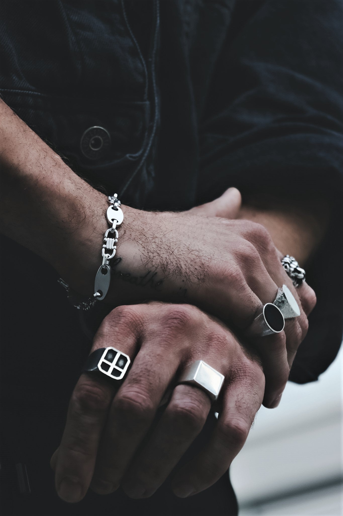 Siegel Ring Viktor 925 Sterling Silber - Neun - Siebzig